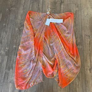 NWT Pool To Party Vibrant‎ MultiColor Dress Coverup USA Beach Vacation Summer